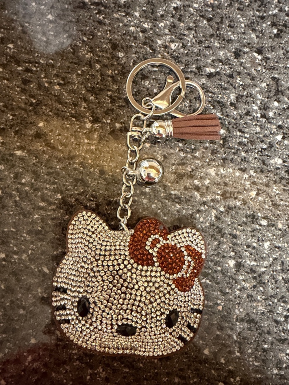 Crystal Hello Kitty Keychain/Bag Charm